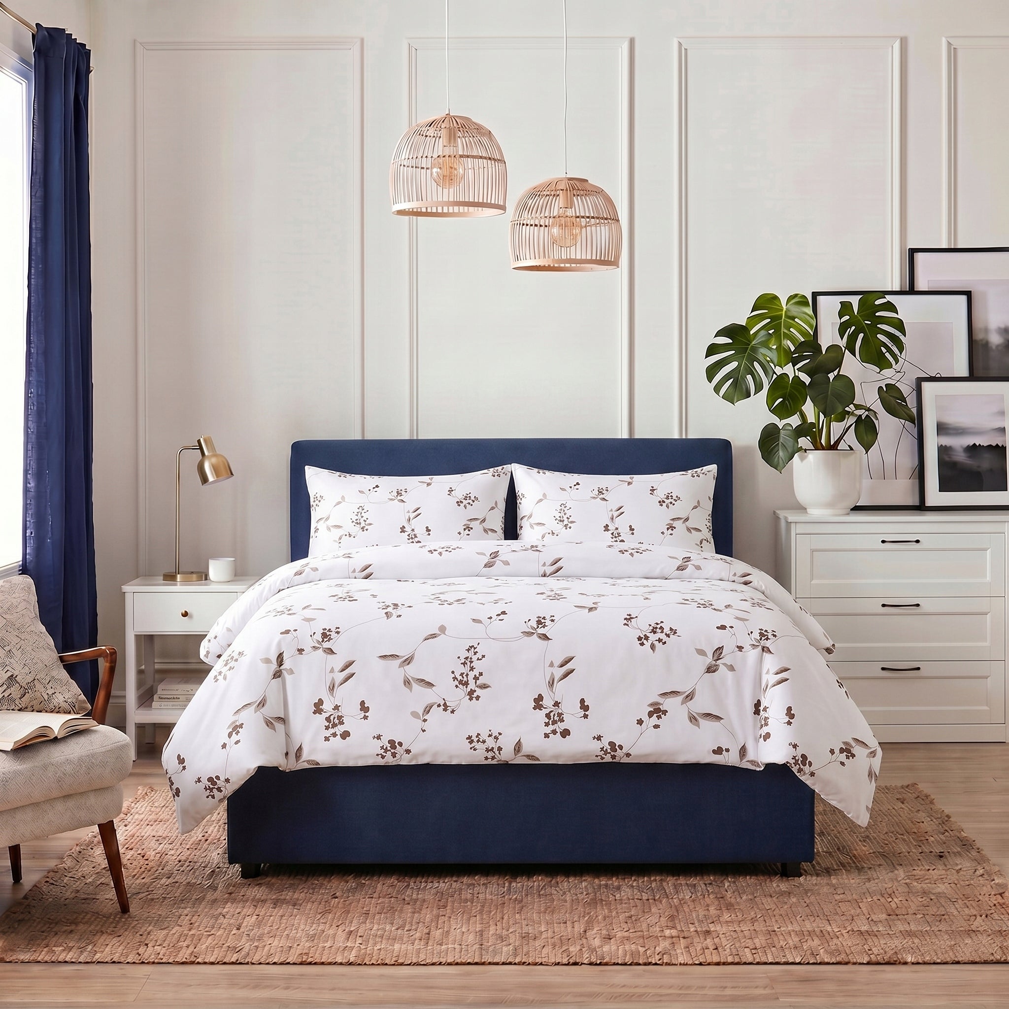 Bedding set 100% cotton HERBAL DREAM 200x220 + 2 pillowcases 70x80 Manufacturer code KOMPLET-POSCIEL-200-220-2P-PP01