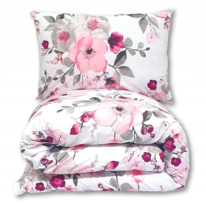 Bedding set 160x200cm Cotton with Flowers Poland 100% Cotton wz Z7