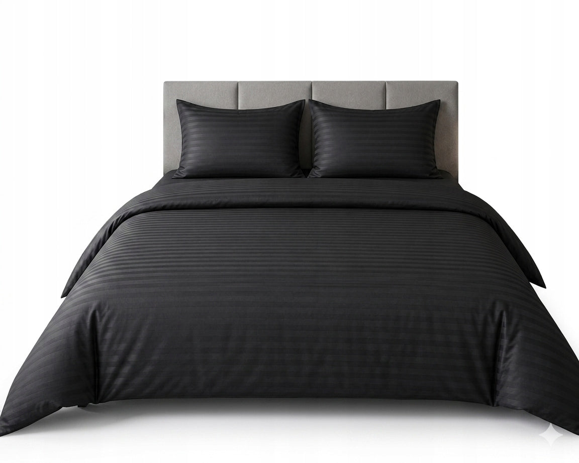 Bedding set 200×220 cm 4-piece cotton satin + sheet