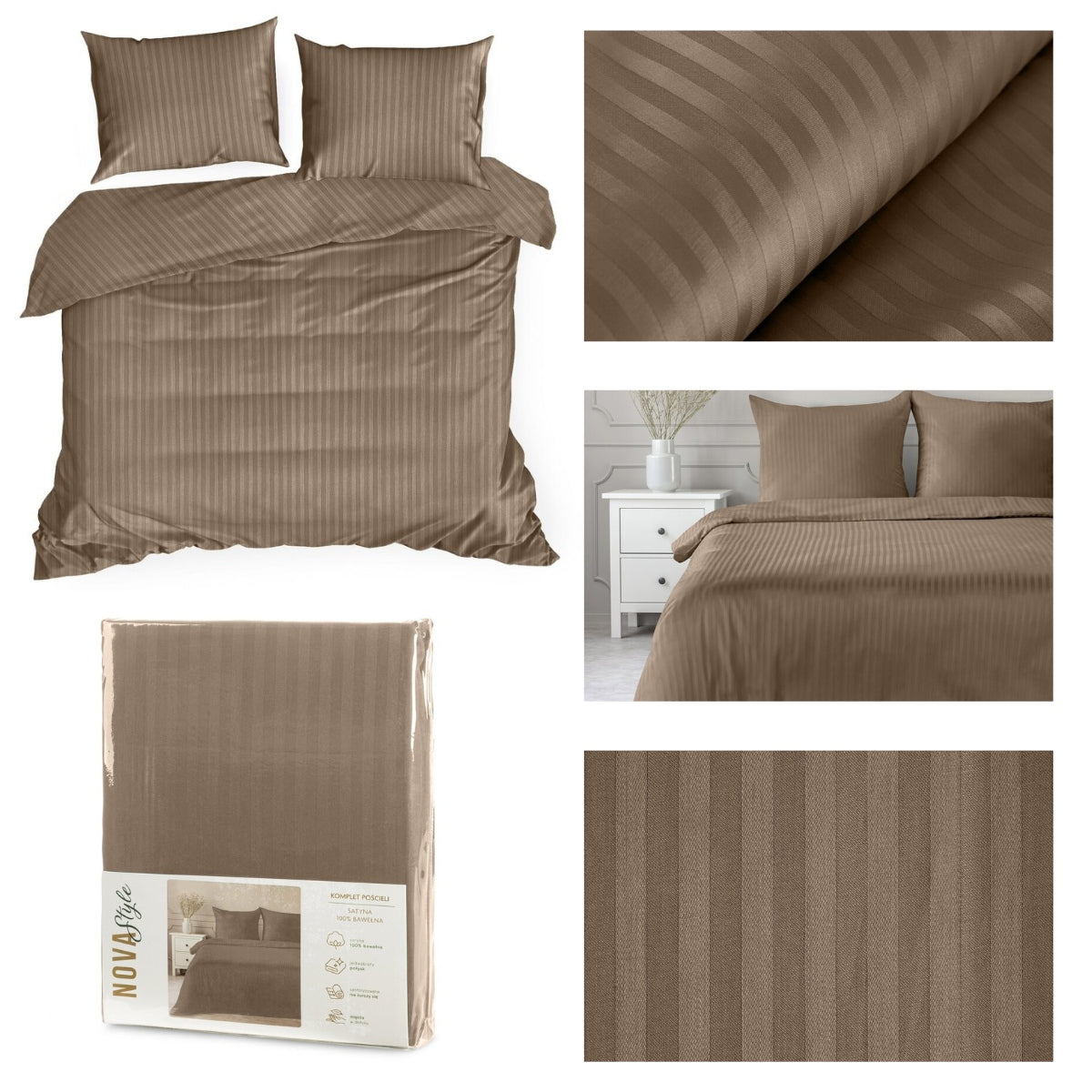 Bedding set 220x200 100% cotton stripes zipper color BEDDING FOR GIFT