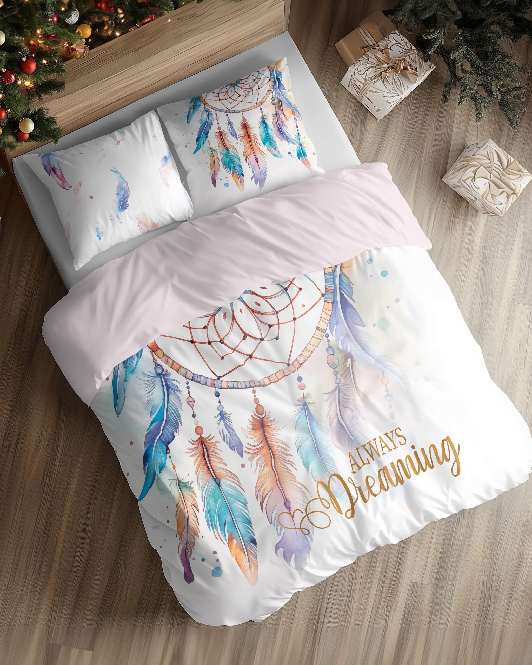 Bedding set Detexpol 220x200 cm Dreamcatcher Light Holland pastel Brand Detexpol