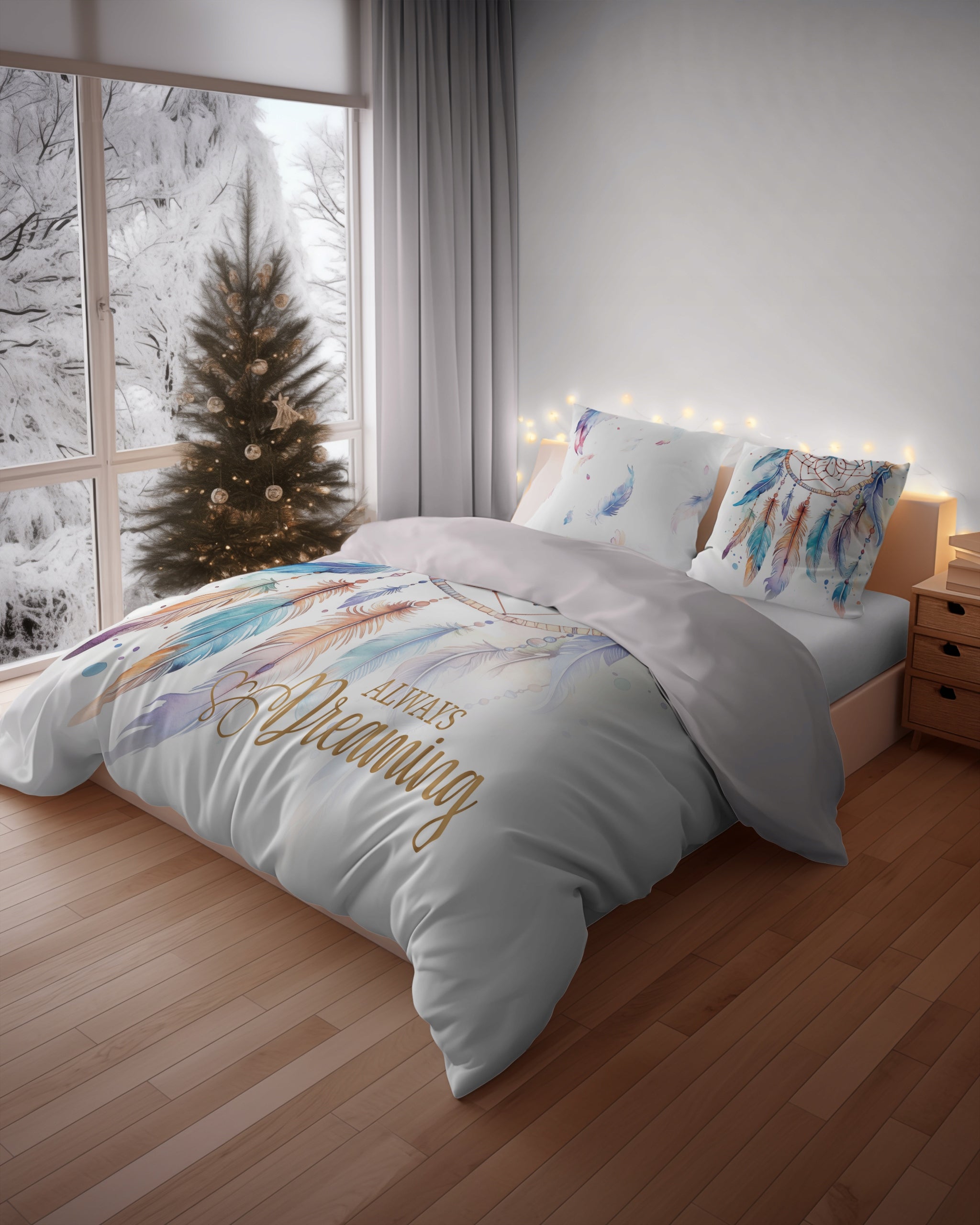 Bedding set Detexpol 220x200 cm Dreamcatcher Light Holland pastel Manufacturer code 5834A 220