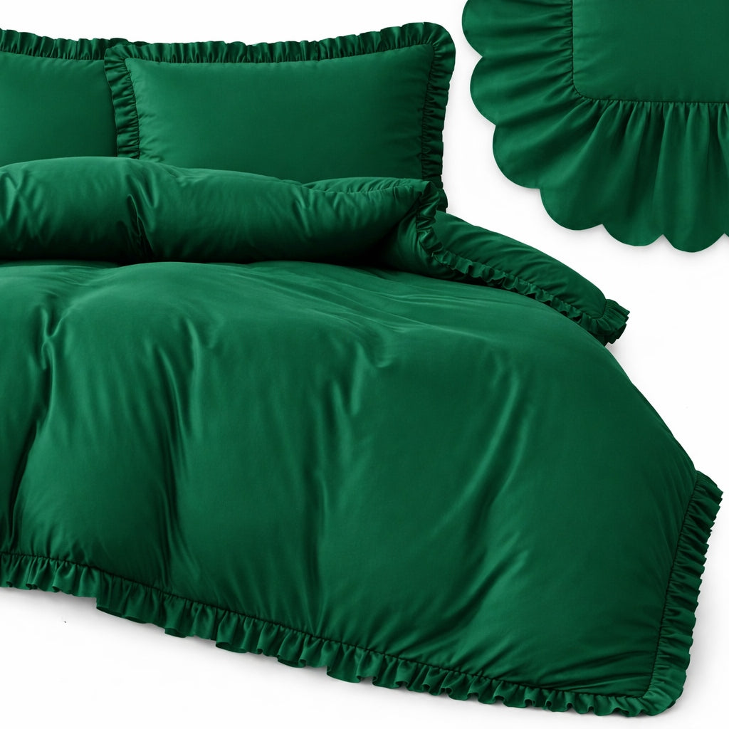 Bedding with frill 200x220 +2 pillowcases PREMIUM bedding set cozy