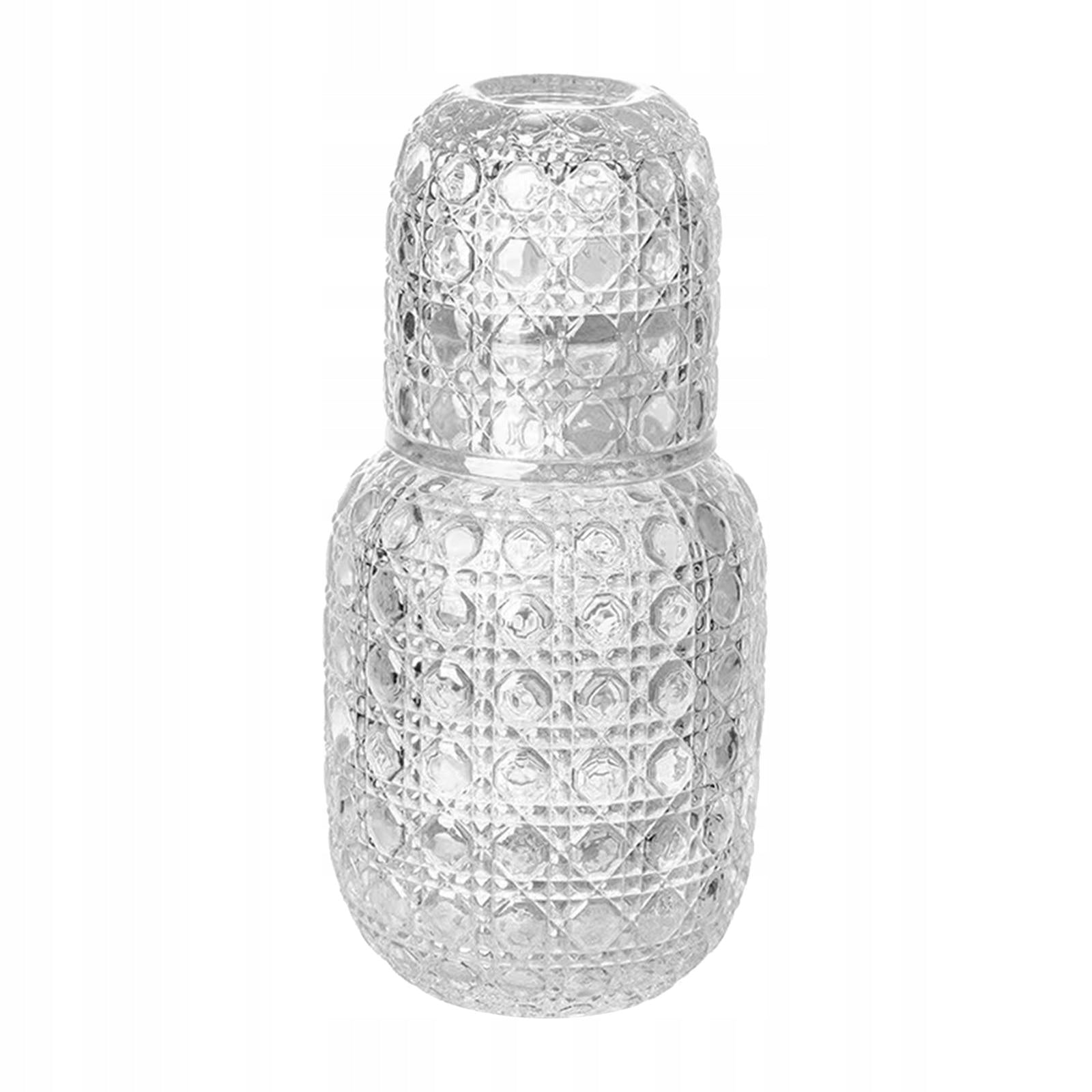 Bedside Carafe Bedside Water Carafe and Glass Set Brand no brand