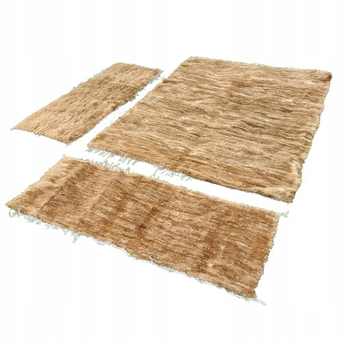 Bedspreads for Leisure Sheepskin Woven Light Brown