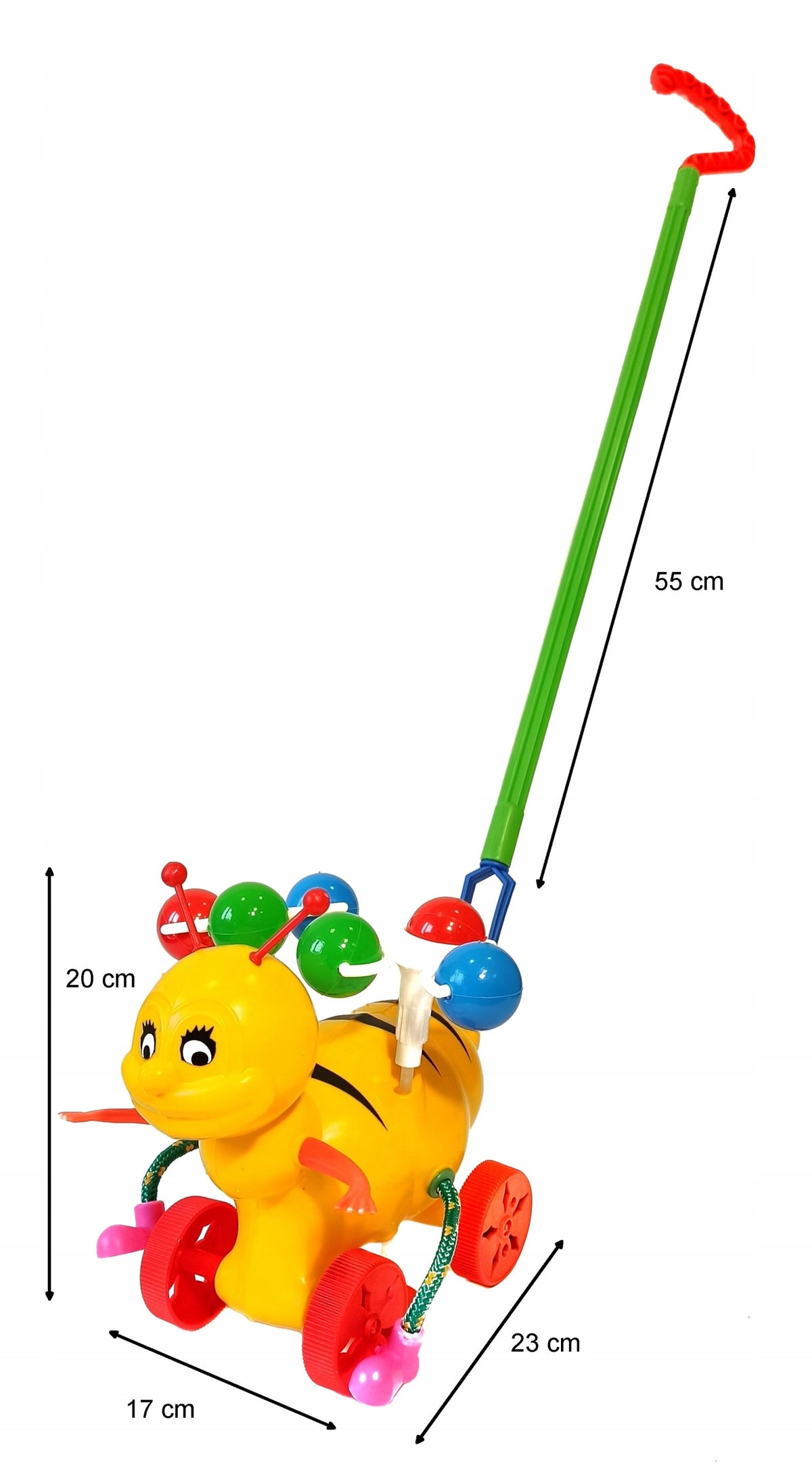 Bee pushing toy, Bee pushing toy Brand Zabawkarstwo Wiesław Suchanek