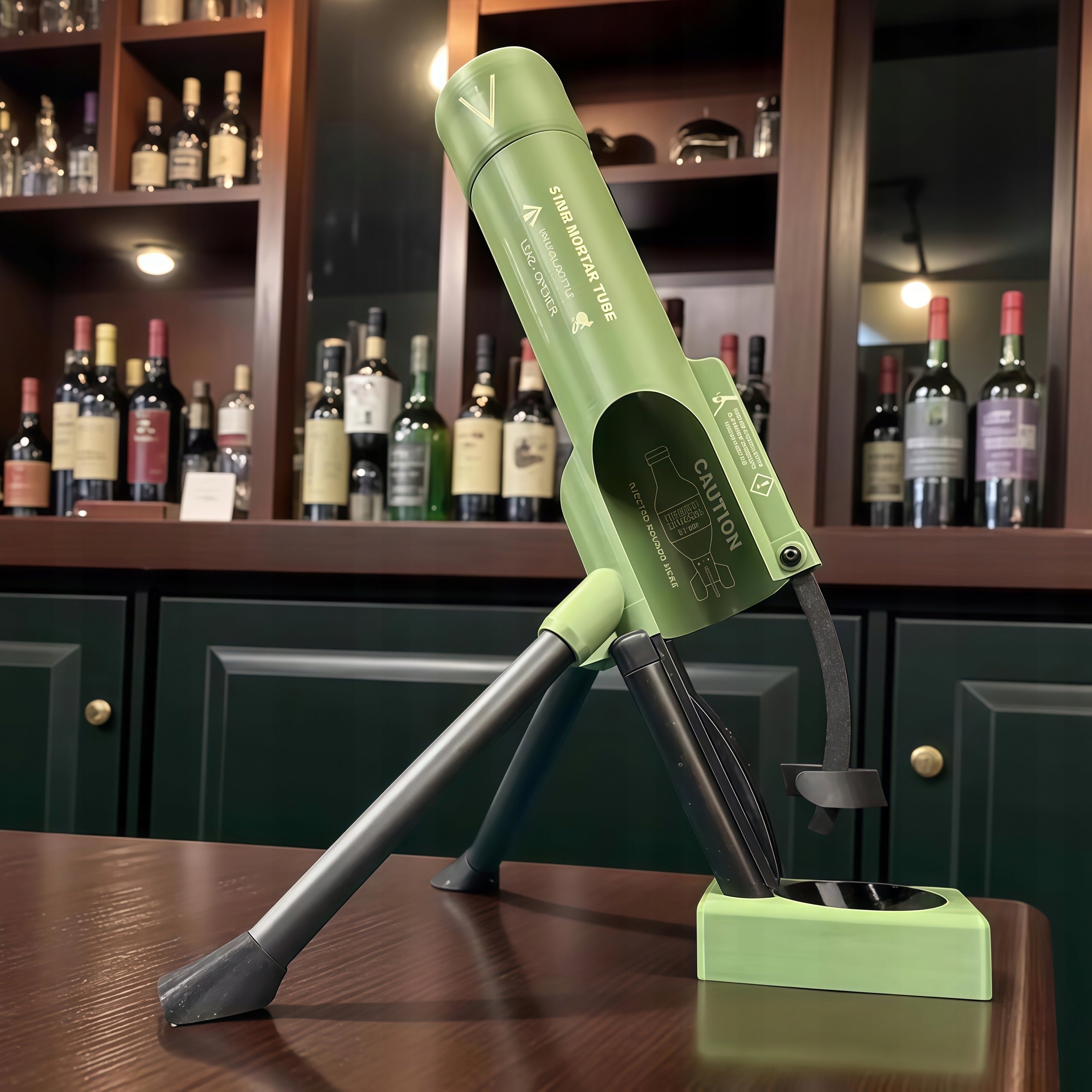 Beer Bottle Opener 330ml Mortar Automatic Cap Ejector Brand no brand