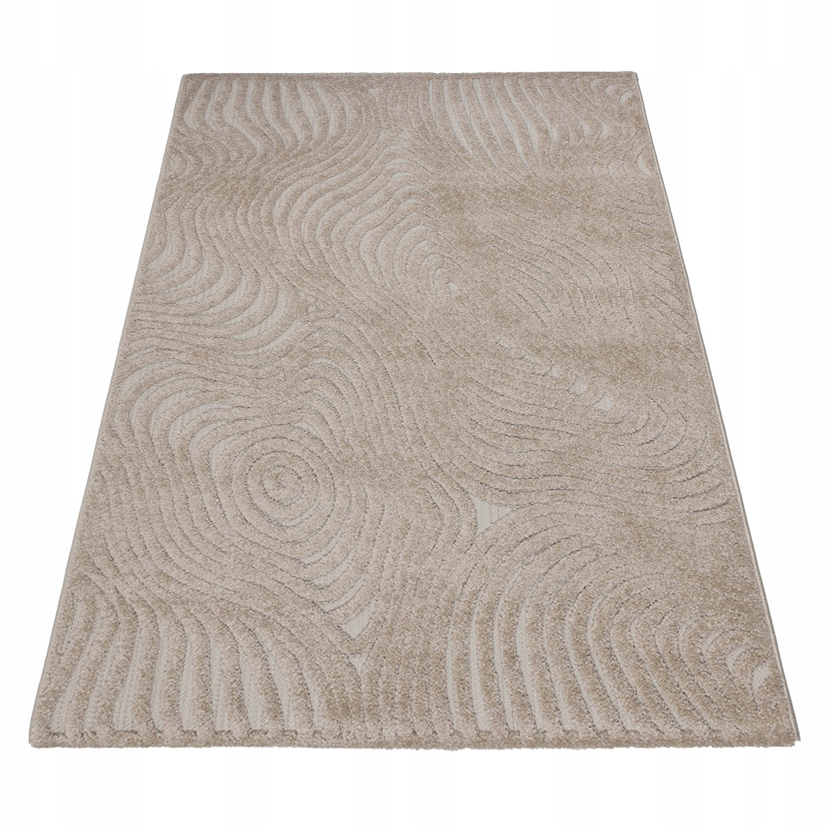 Beige Carpet For Living Room 200x300cm Large Modern Duplex 3D Boho Fashionable Packaging status original