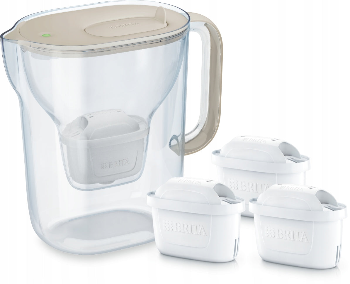 Beige filter jug BRITA Style Essential XL + 3 Maxtra filters Packaging status original