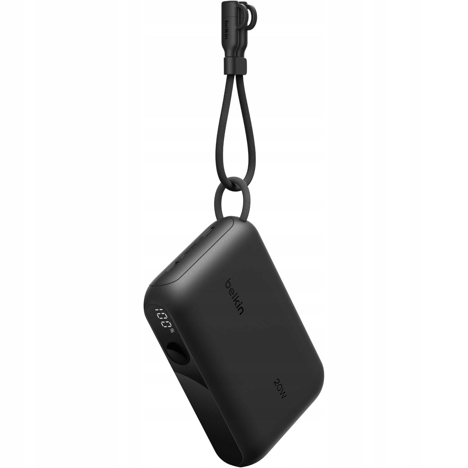 Belkin Power Bank 10K 20W, 10000 mAh battery + USB-C cable, with display
