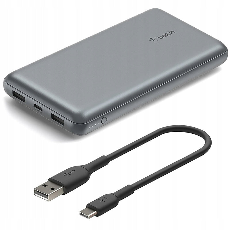 Belkin - Power Bank 20K 15W, 20000 mAh battery, + USB-A / USB-C cable, uni