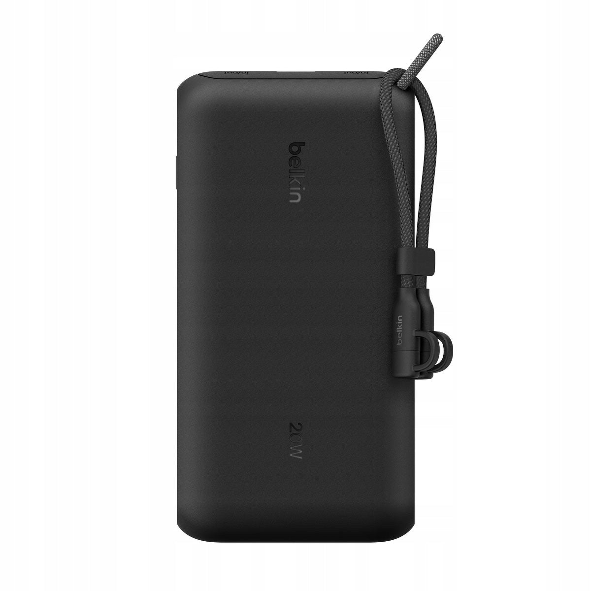 Belkin Power Bank 20K 20W, 20000 mAh battery + USB-C cable, with display
