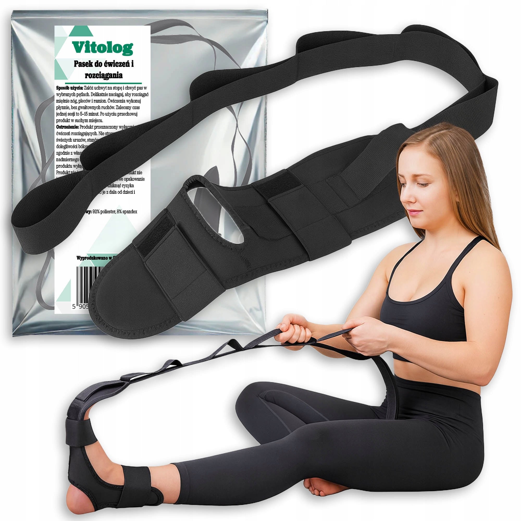 Belt Muscle Stretching Tape Back Stretching Yoga Ballet Twine