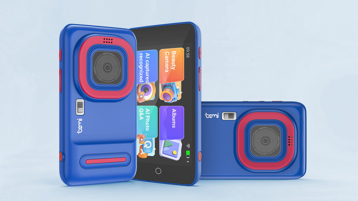 Bemi Pixi Educational Camera with Meta AI 2+5MP 4inch 16GB wifi android Grenade