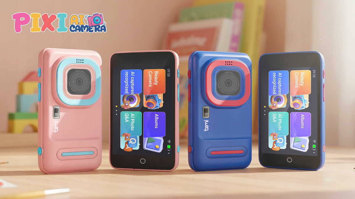 Bemi Pixi educational camera with Meta AI 2+5MP 4inch 16GB wifi android pink Brand Bemi