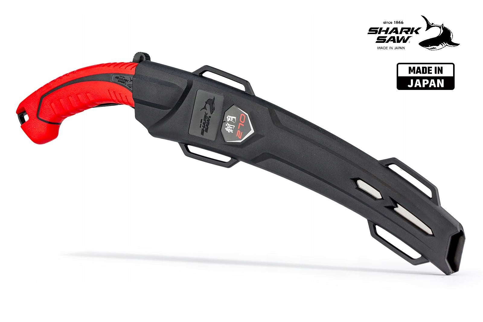 Bent Garden Saw with Belt Holster, TAKAGI Shark Saw - 7 TPI, 270 mm Packaging status original