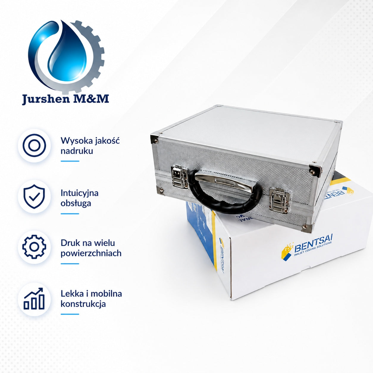 Bentsai HH6210B inkjet dater dates batch numbers 25,4 mm + cartridge Packaging status original