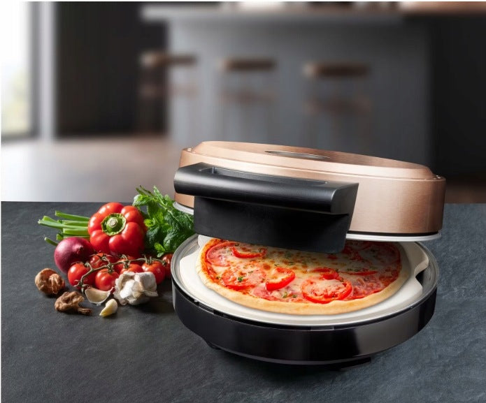 Bestron APZ500CO Pizza Oven 1500W Stone 32 cm 320°C Brown Manufacturer code B0D2GYY5PD