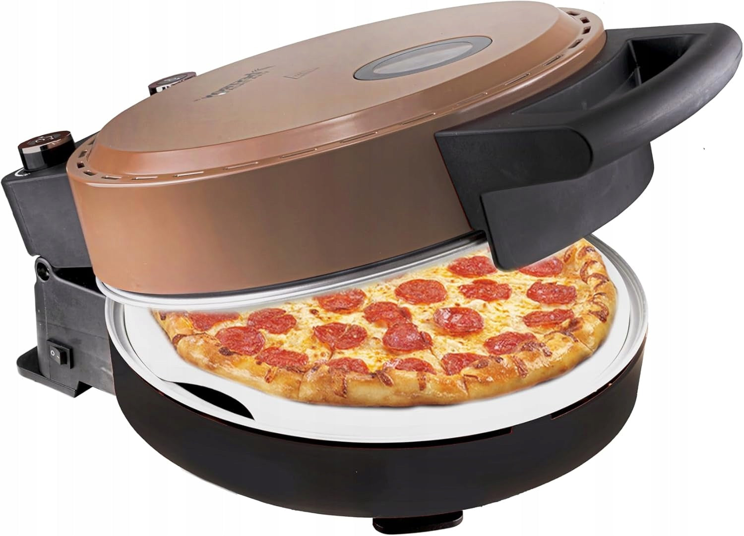 Bestron APZ500CO Pizza Oven 1500W Stone 32 cm 320°C Brown