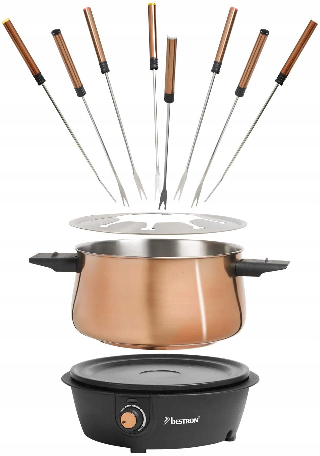 Bestron Electric fondue set for up to 8 people. Brand Bestron