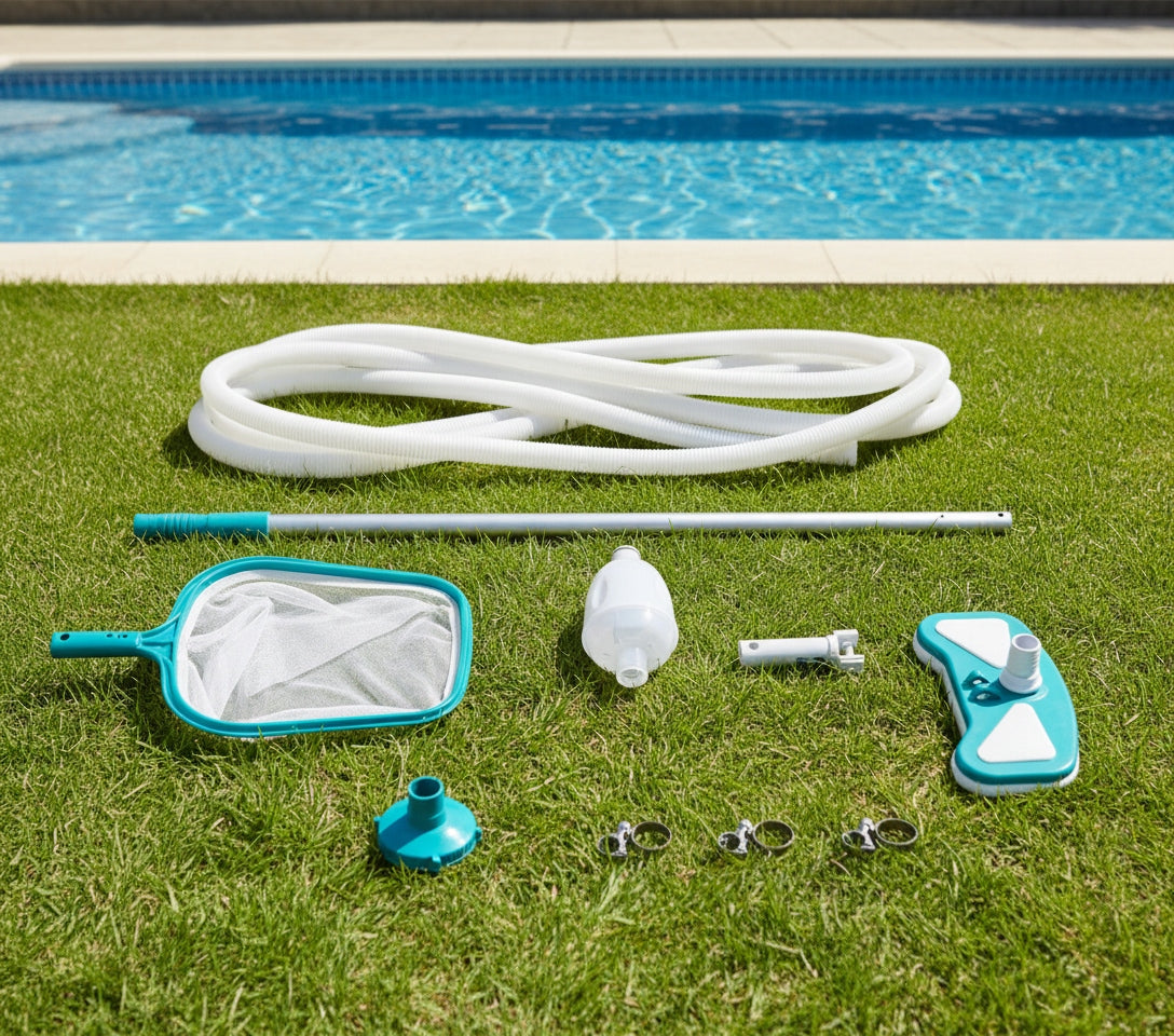 Bestway 56462 Rack Pool Bottom Cleaning Vacuum Cleaner Large Set Manufacturer code do czyszczenia dna 56462 Flowclear dr5