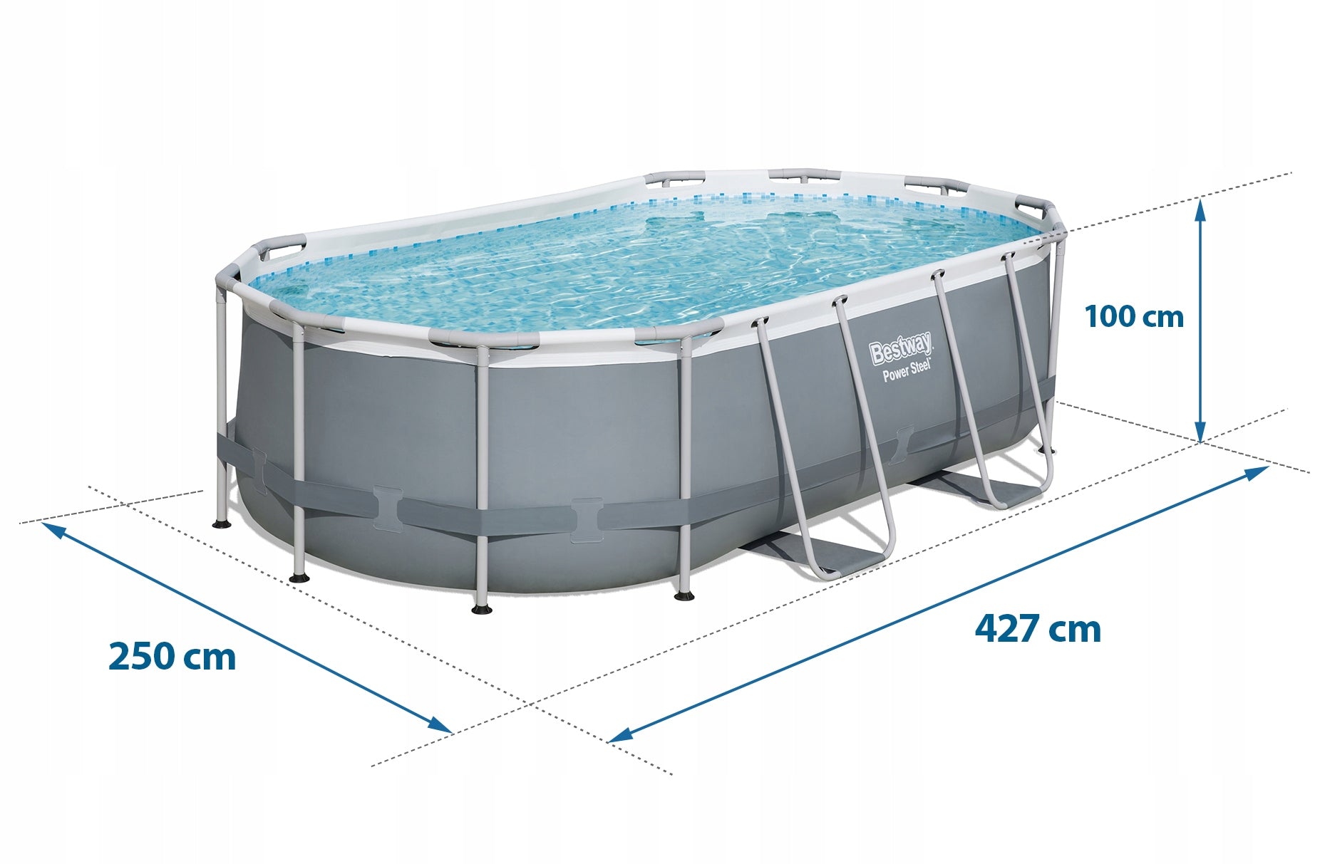 Bestway 56620 garden pool rack 427x250x100cm ladder pump Manufacturer code 56620