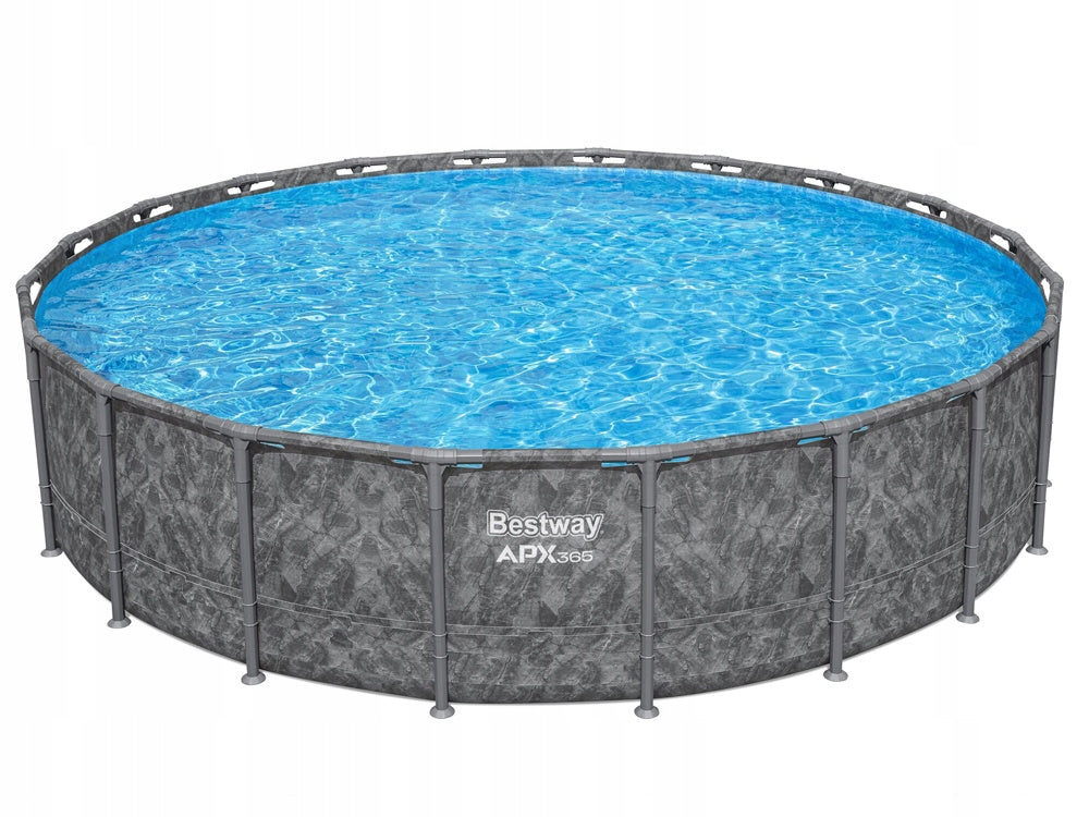 Bestway All-season rack pool 610x 132cm APX365 ladder pump 561KE Brand Bestway