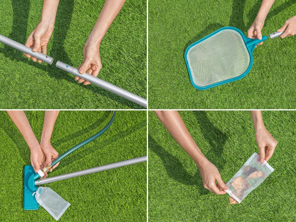 Bestway Pool Cleaning Kit - Landing Net and Hose Tip 58013 Manufacturer Bestway
