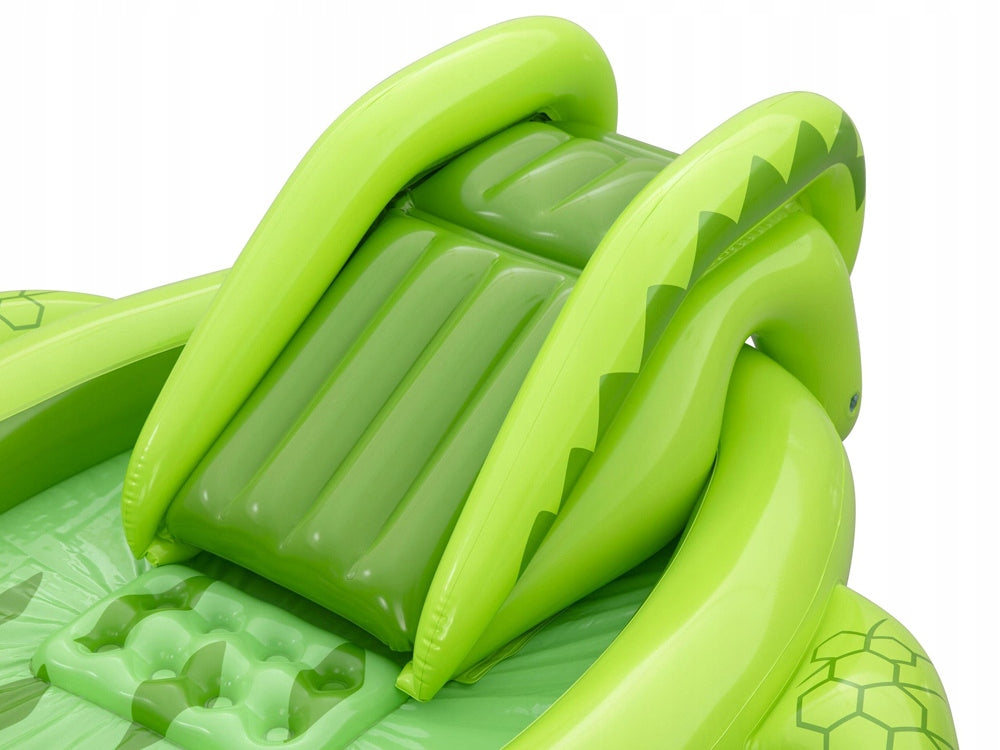 Bestway Water playground CROCODILE 234x163x87cm slide and access. 53169 Shape oval