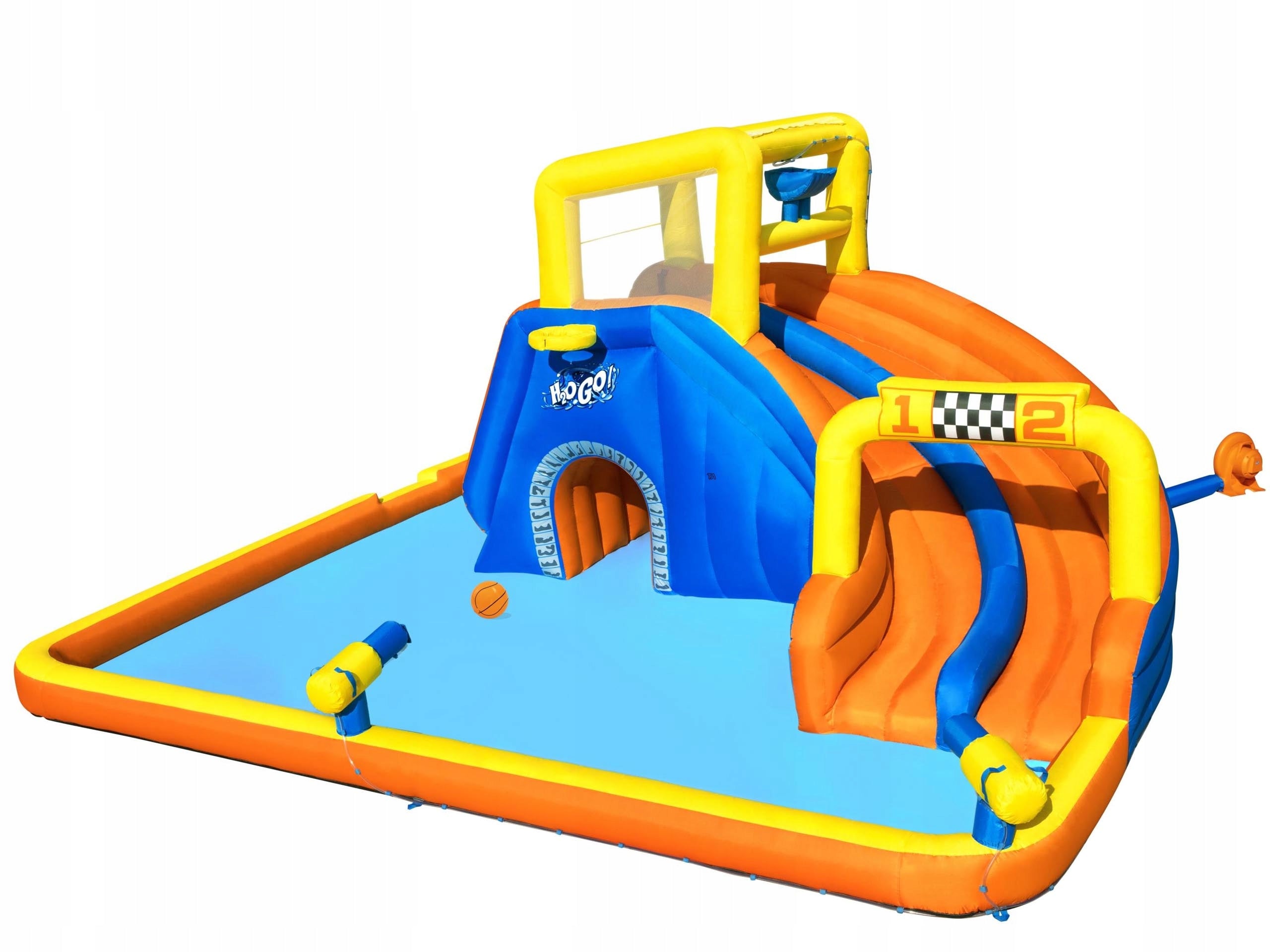 Bestway huge WATER PLAYGROUND 551x502x265cm slide wall 53377