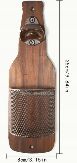 Beverage Bottle Opener Wall Mounted Wooden Gift Manufacturer code ID 190481160