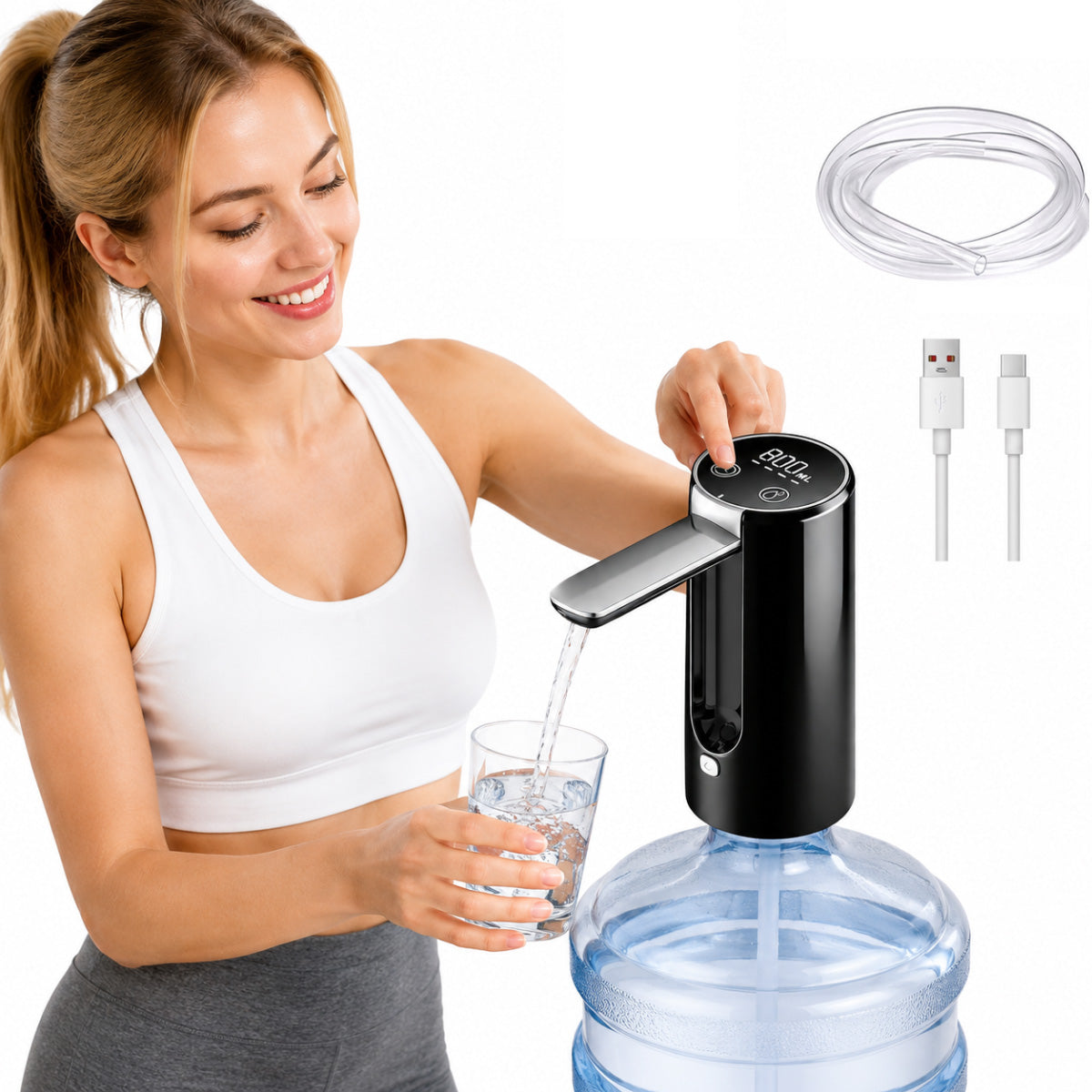 Beverage Water Pump Dispenser Wireless Electric Pourer