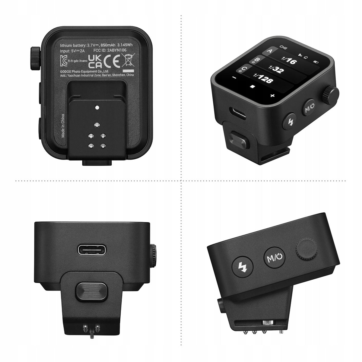 Bezprzewodowa lampa błyskowa Godox X3O 2.4G OLED dla Panasonic, Olympus Packaging status original