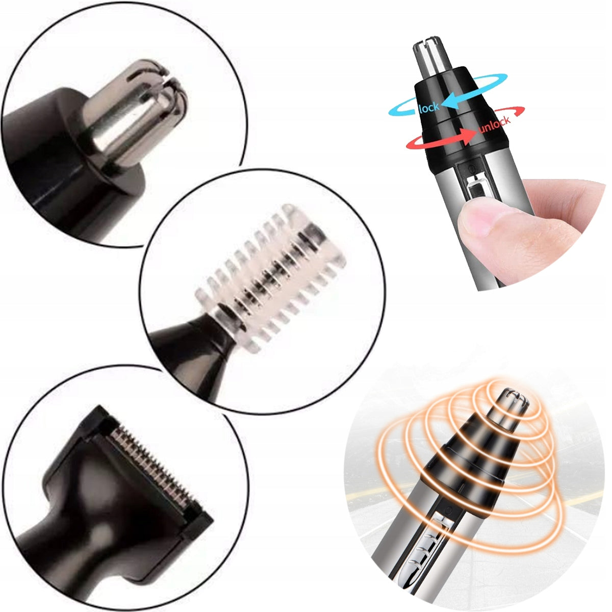 BiL2 Trimmer For Shaving Beard Nose Haircuts Beard Wireless Brand no brand