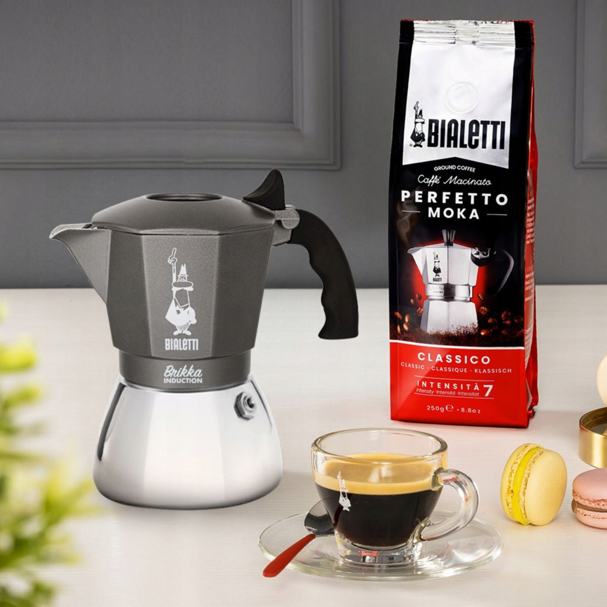 Bialetti Brikka 4tz Induction Cooker Coffee Maker Packaging status original