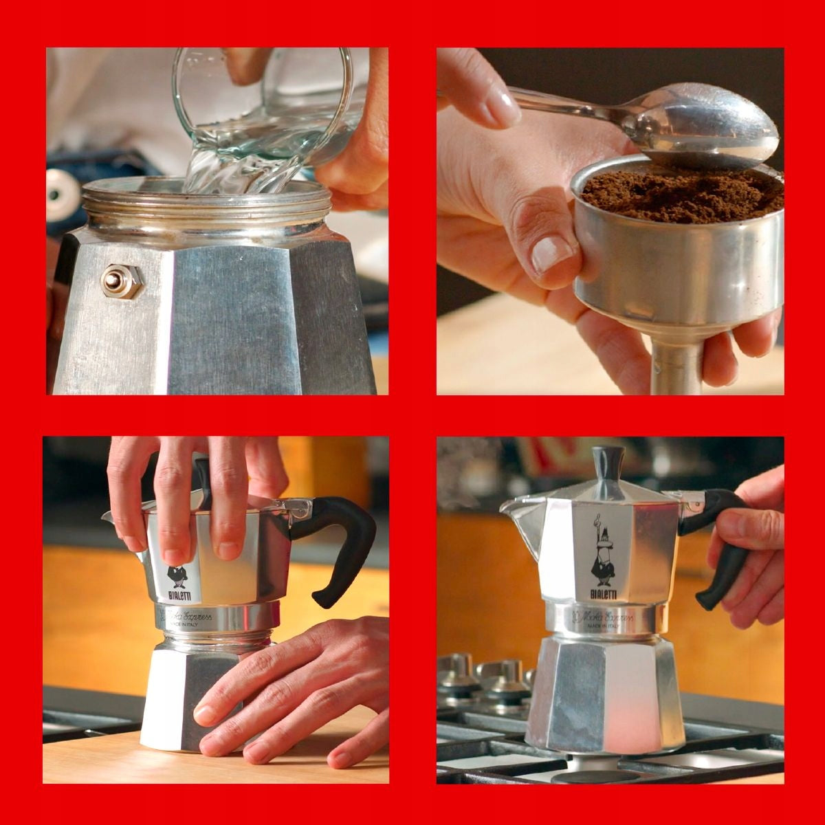 Bialetti Moka Express 3 moka konvice Material aluminum