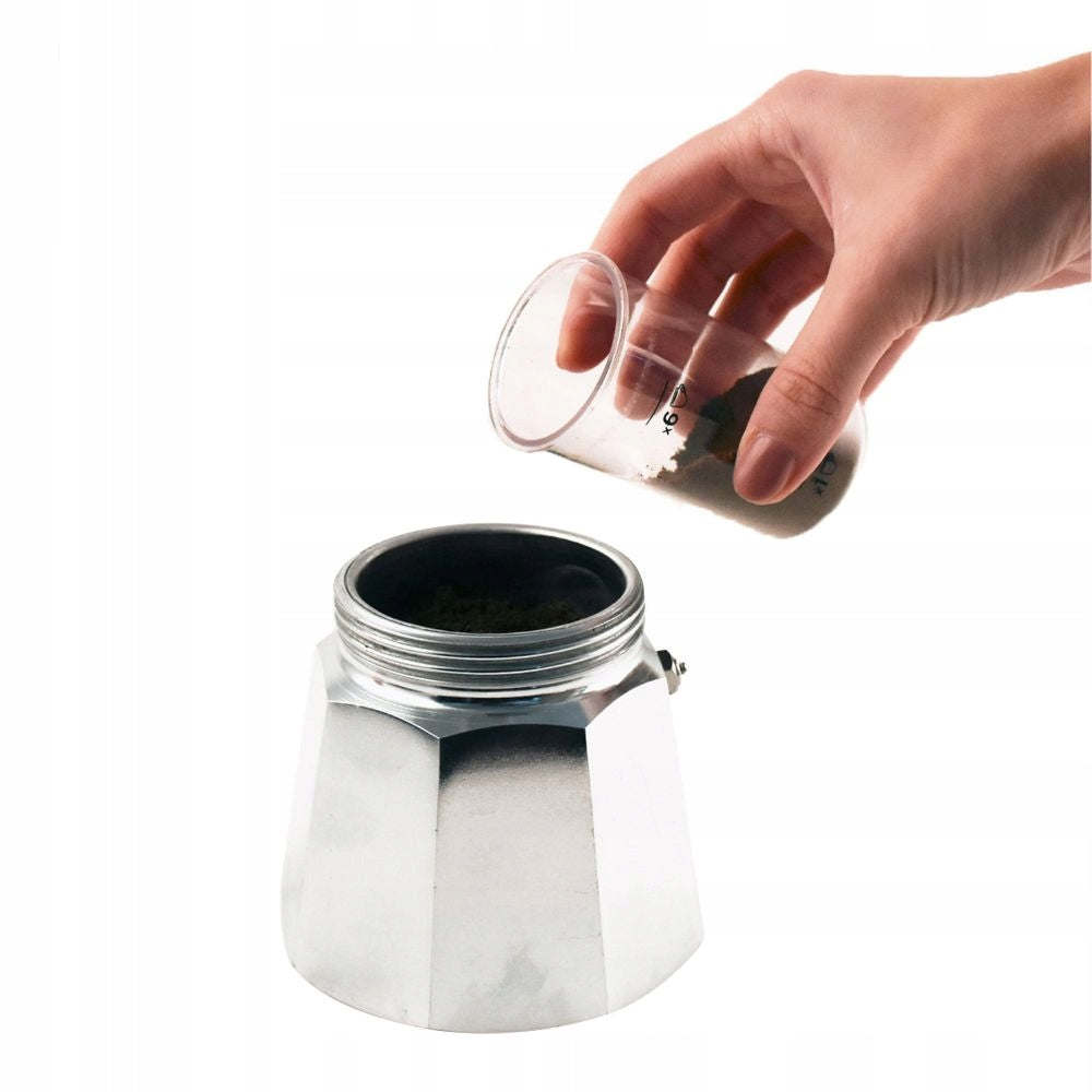 Bialetti Pro manual coffee grinder, steel, grinder adjustment Packaging status original