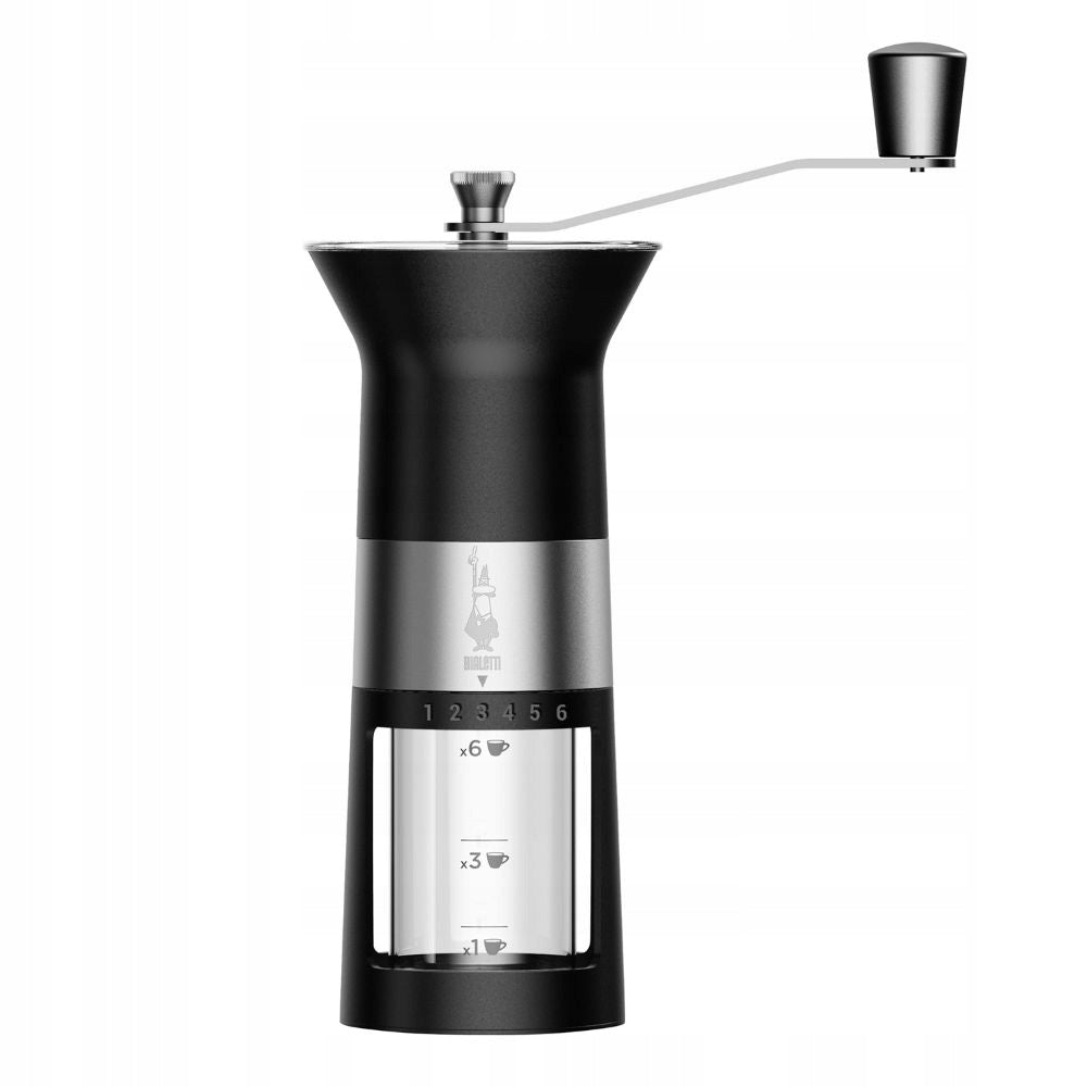 Bialetti Pro manual coffee grinder, steel, grinder adjustment