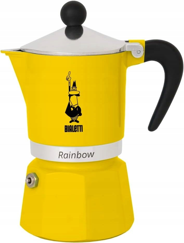 Bialetti coffee maker Rainbow 6tz Yellow