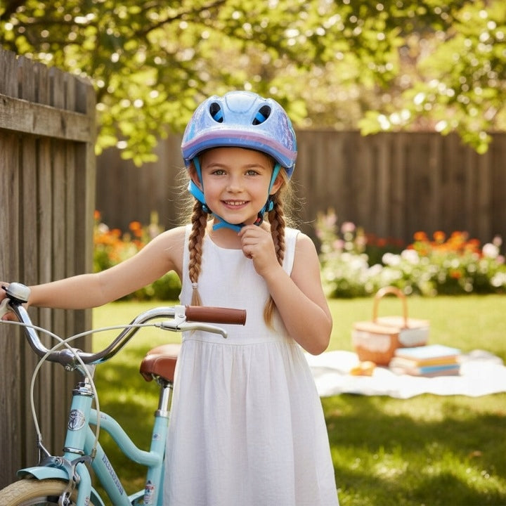 Bicycle helmet for girls 52-56 CM - FROZEN Packaging status original