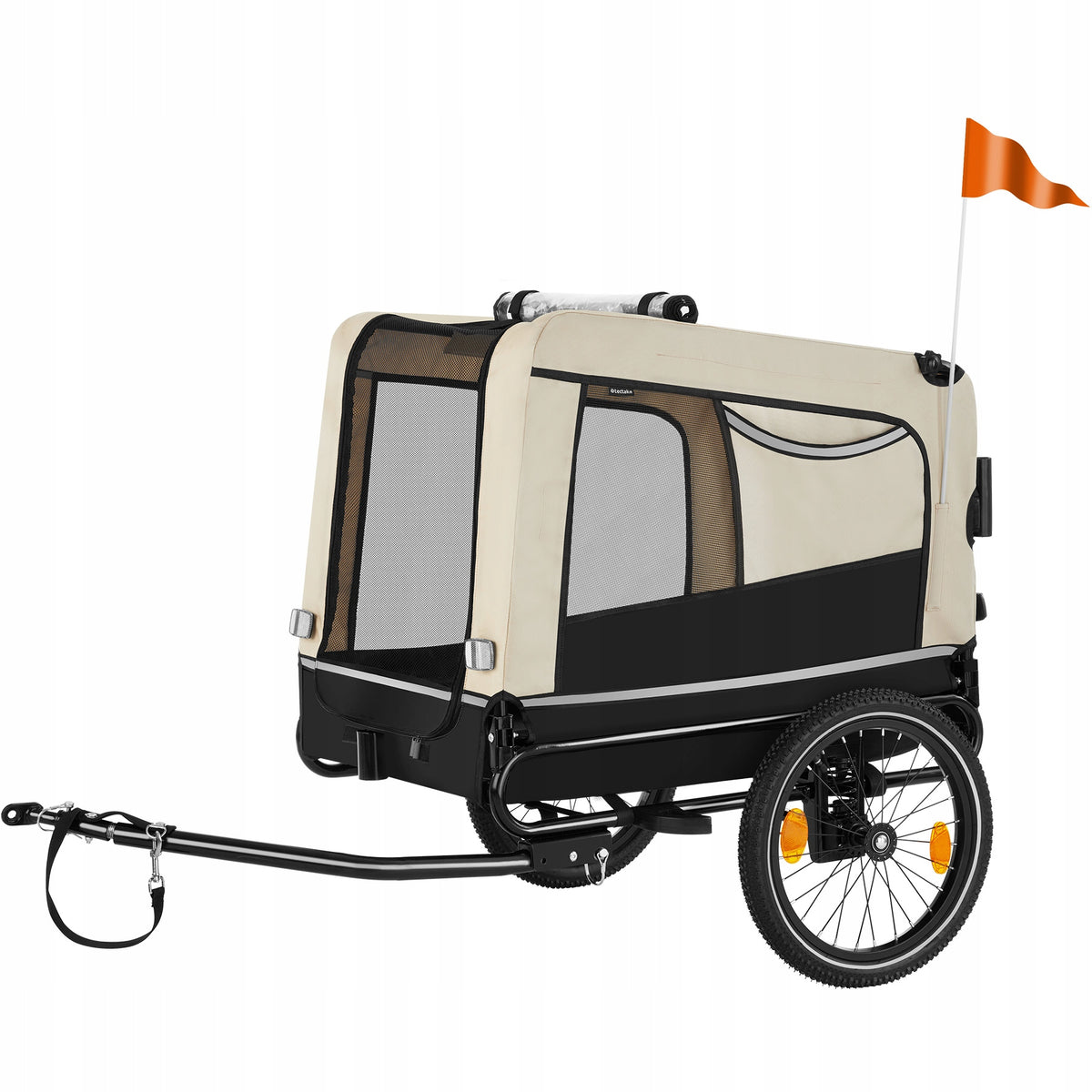 Bicycle trailer for dog TecTake maximum weight of dog 40 kg Brand TecTake