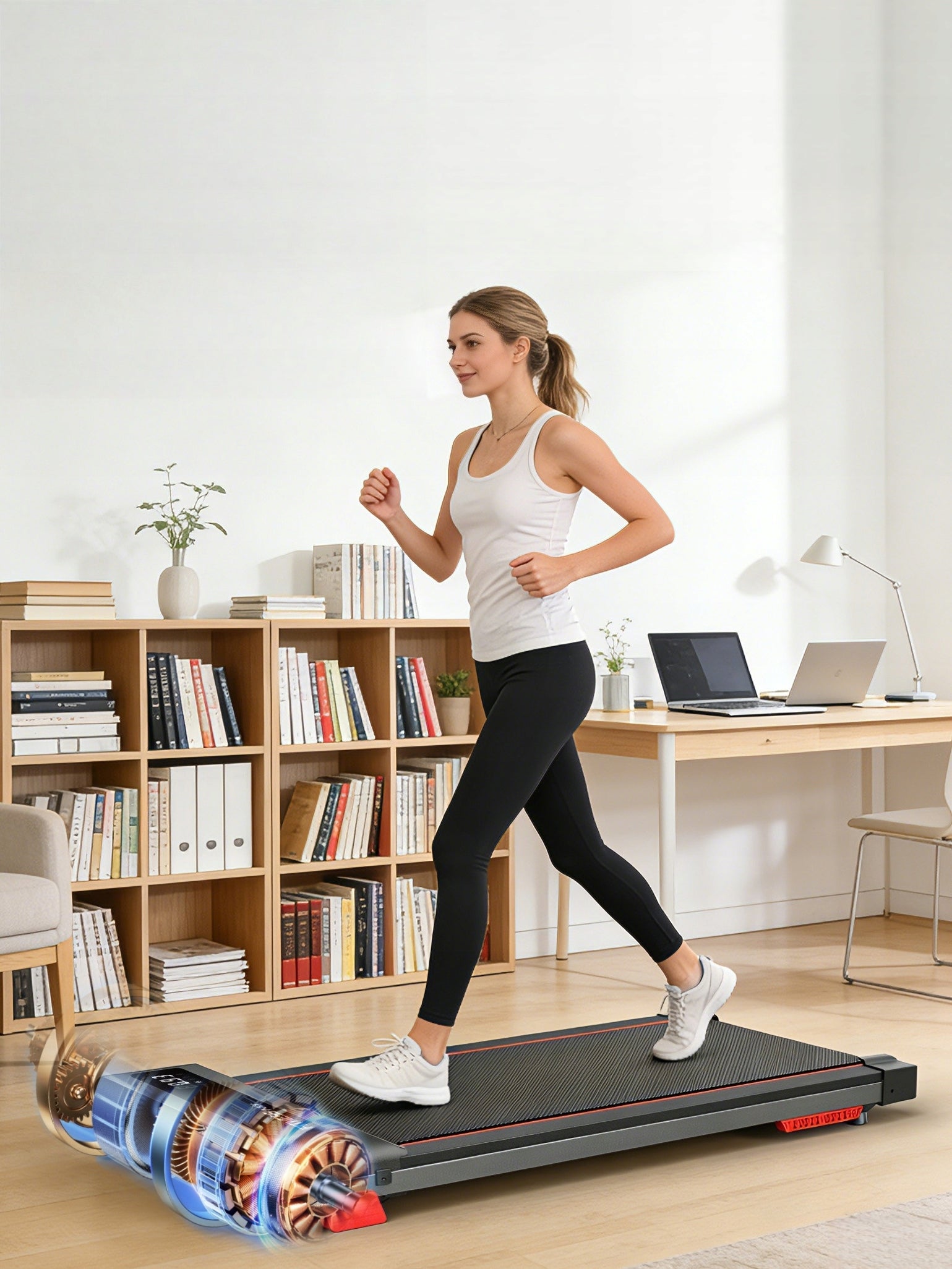 Bieżnia biurowa domowa Walking Pad elektryczna 4% nachylenie 2,25HP Manufacturer code 6976909986131