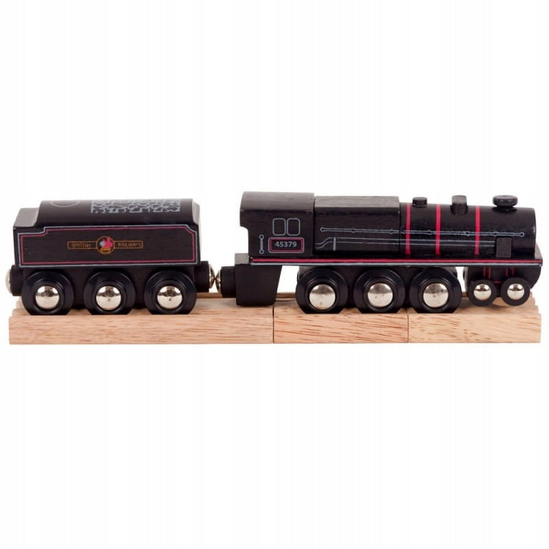 Big Jigs - Black Wooden Steam Locomotive Black 5 - BJT454