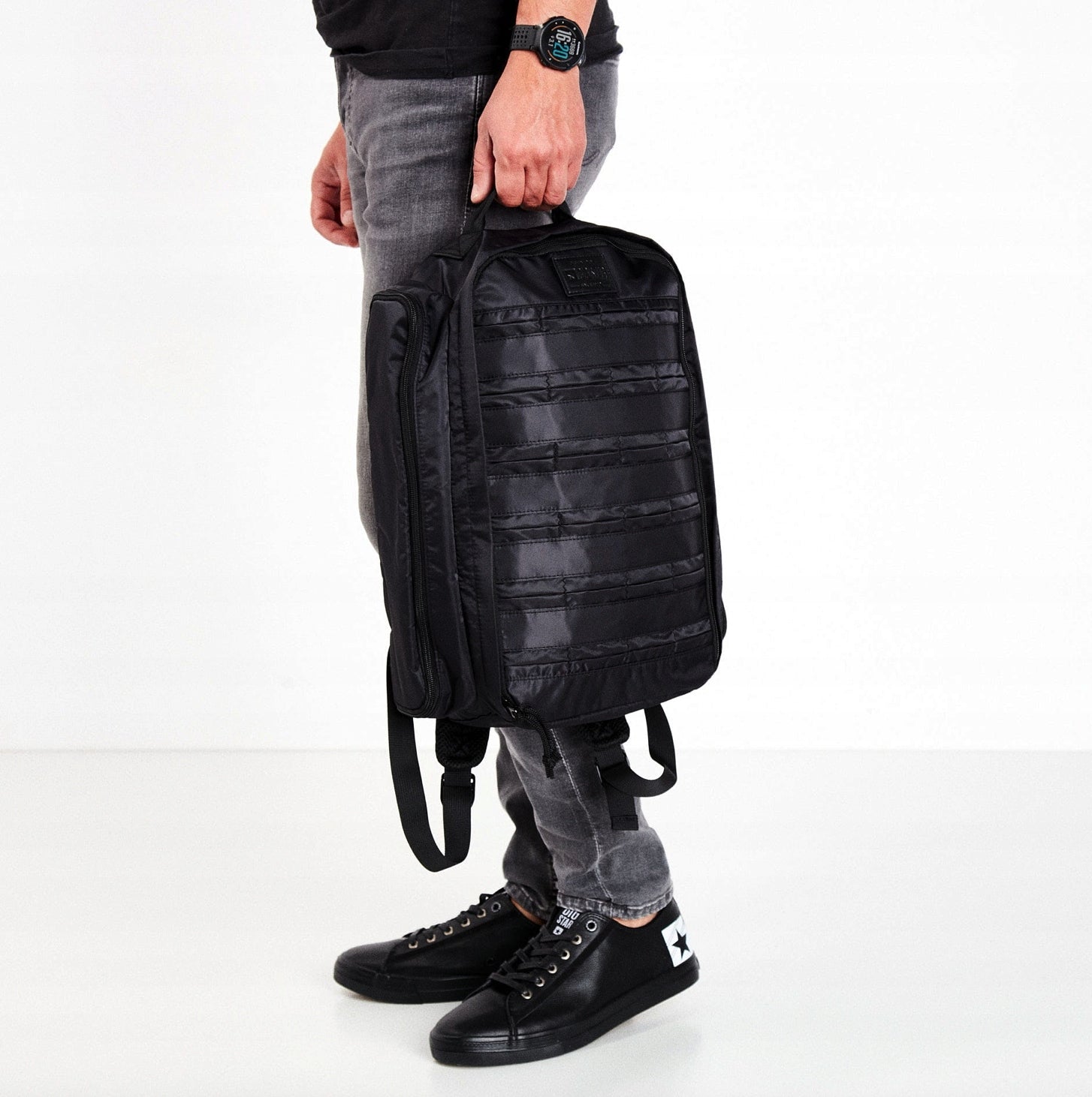 Big Star GG574176 men's backpack black | polyester, A4, 43×31×13 cm Color black