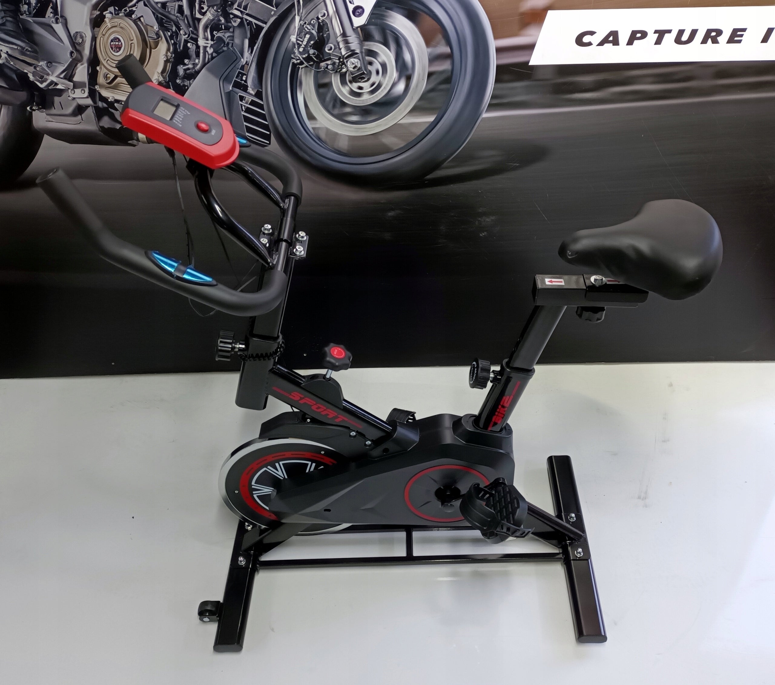 Bikesport cardio stationary exercise bike,fitness, 120kg, display Packaging status original