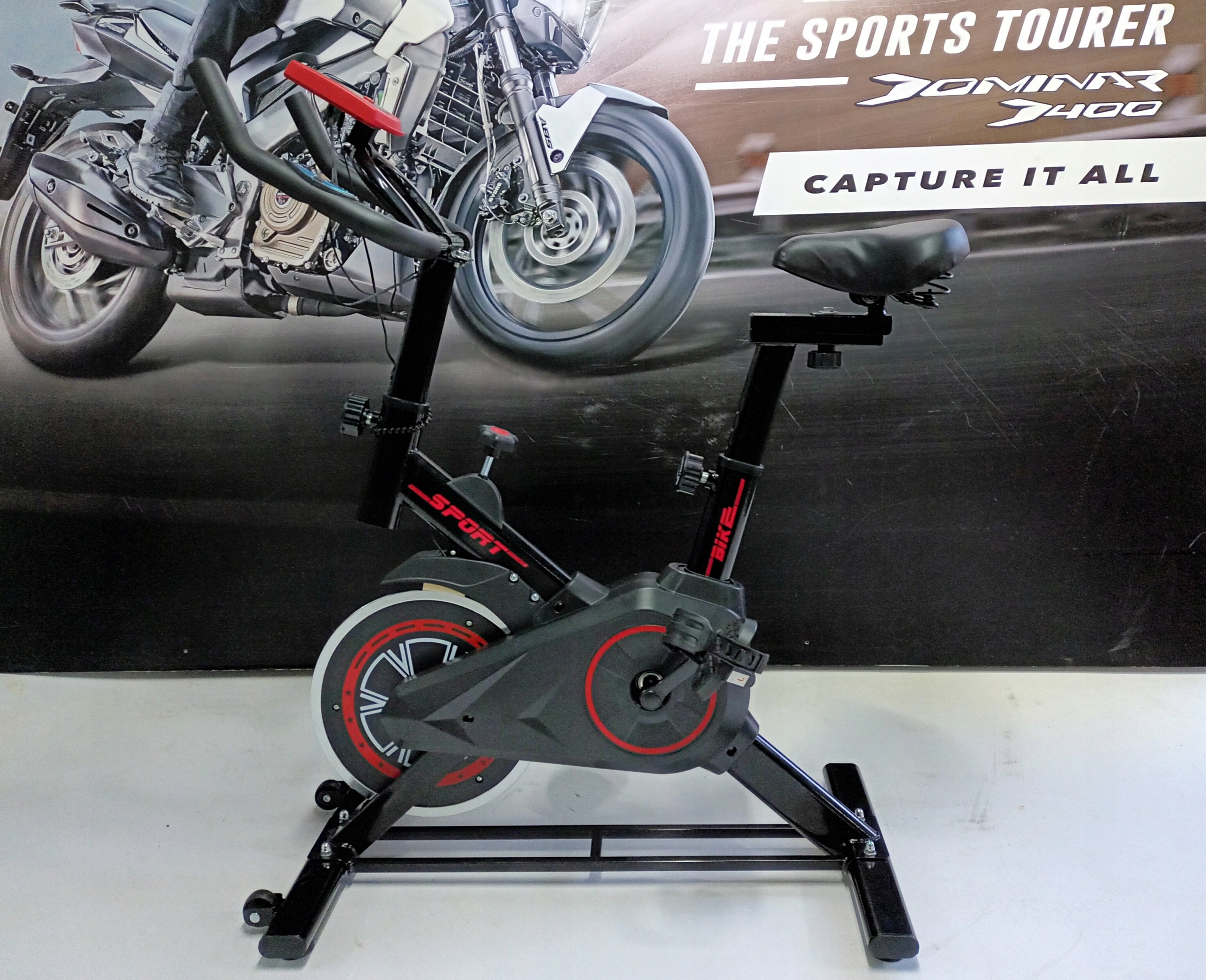 Bikesport cardio stationary exercise bike,fitness, 120kg, display