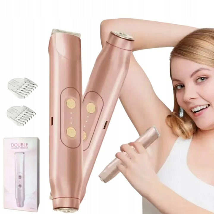 Bikini Trimmer for Women - 2 in 1, Waterproof, Wet and Wet Use