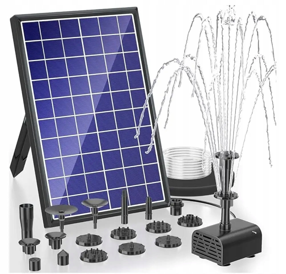 Billing Floating Solar Fountain 5.5W With Battery And 10 Nozzles
