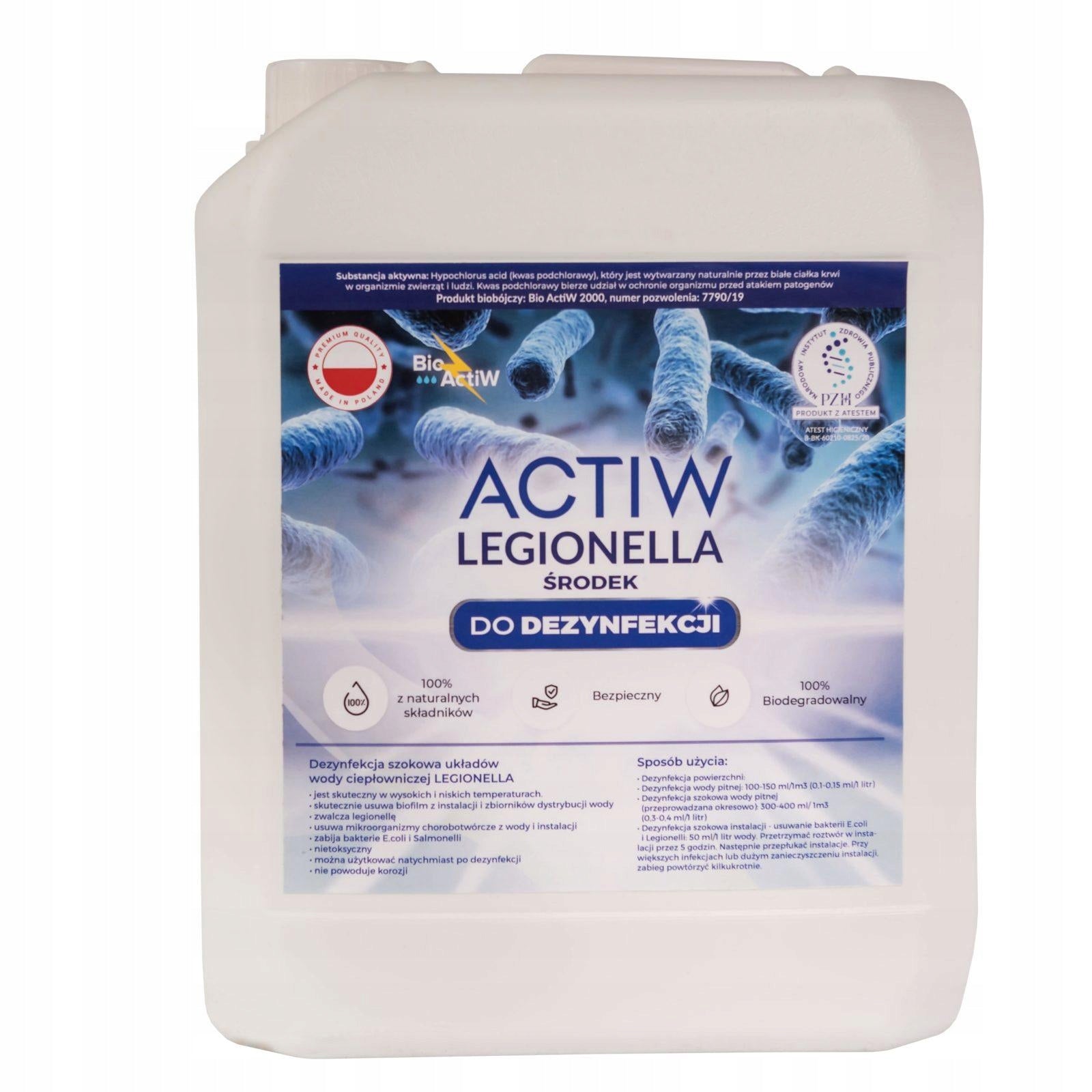 Bio ActiW ACTIW legionella 5L virucidal water disinfectant Brand no brand