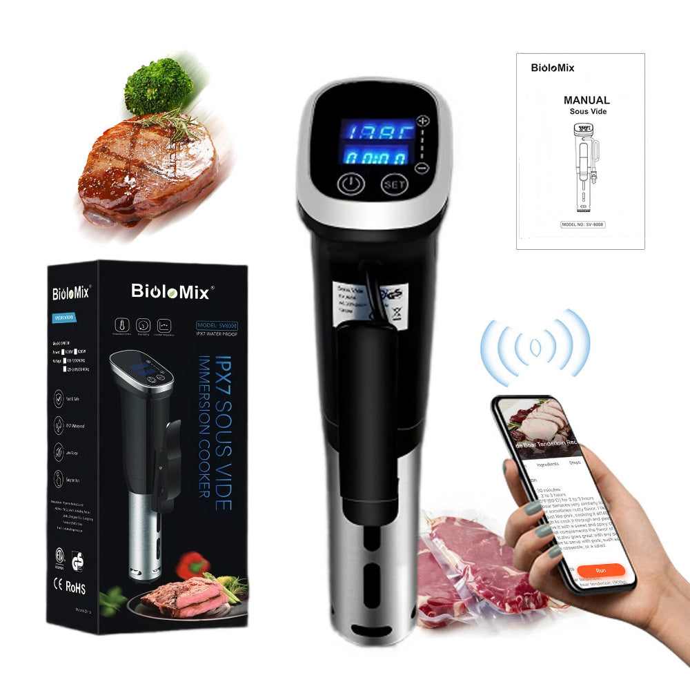 BioloMix Sous Vide Stainless Steel IPX7 Waterproof SV-8008